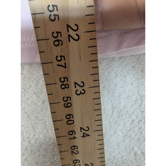 Ted Baker Blouse Womens 1 Pink Floral Cap Sleeve Jersey Top Portugal Lightweight - Picture 10 of 13